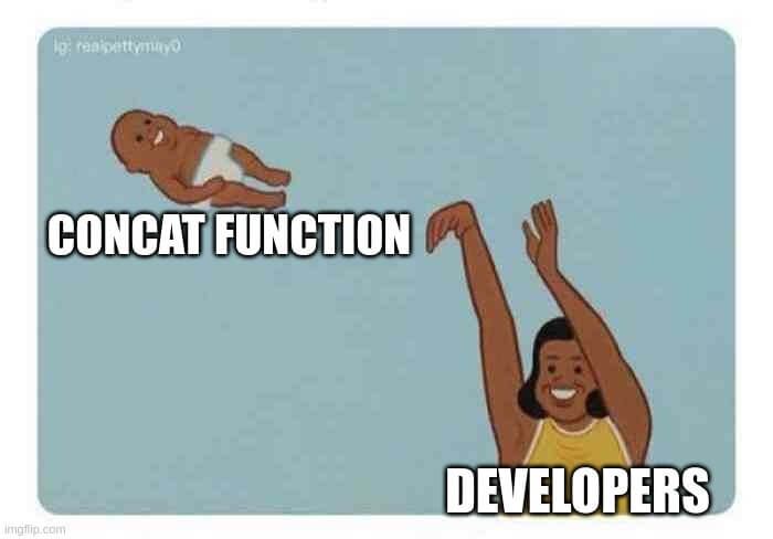 JavaScript String Concat Function