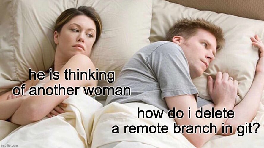 git delete remote branch