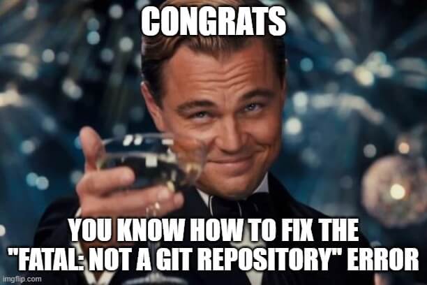 git fatal not a got repository