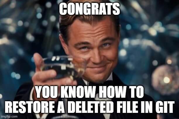 git restore deleted file