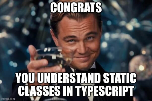 typescript static class