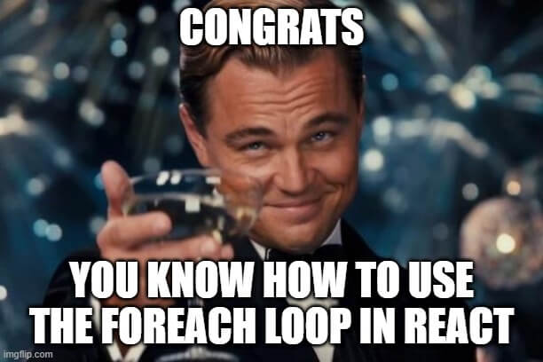 react foreach