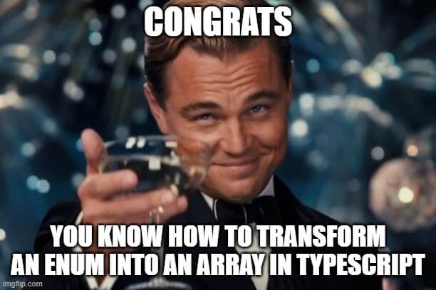 typescript enum to array