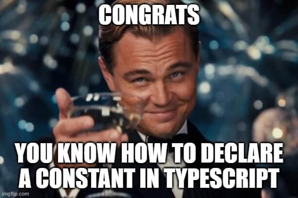 typescript constant