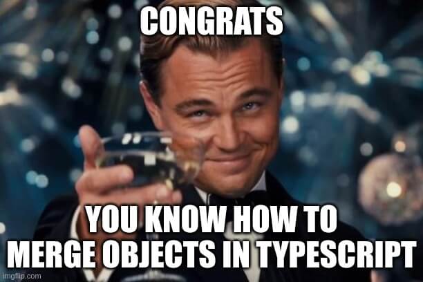 typescript merge objects